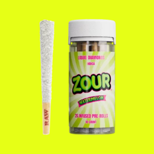 ZOUR STASH INFUSED 2G PRE-ROLLS 10CT