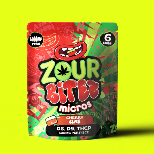 ZOUR BITEZ MICROS GUMMIES 6PK 3000MG