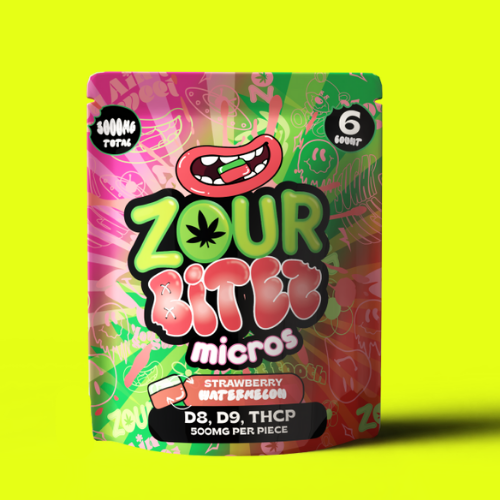 ZOUR BITEZ MICROS GUMMIES 6PK 3000MG