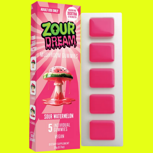 Zour Stash DREAM MIND MELTING MUSHROOM GUMMIES 5PK
