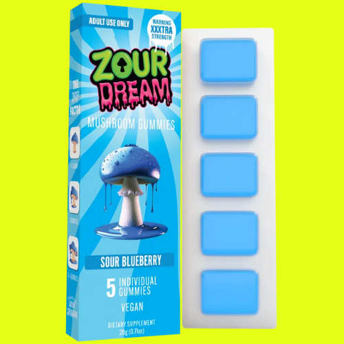 Zour Stash DREAM MIND MELTING MUSHROOM GUMMIES 5PK