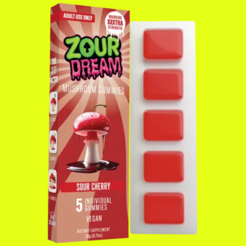 Zour Stash DREAM MIND MELTING MUSHROOM GUMMIES 5PK