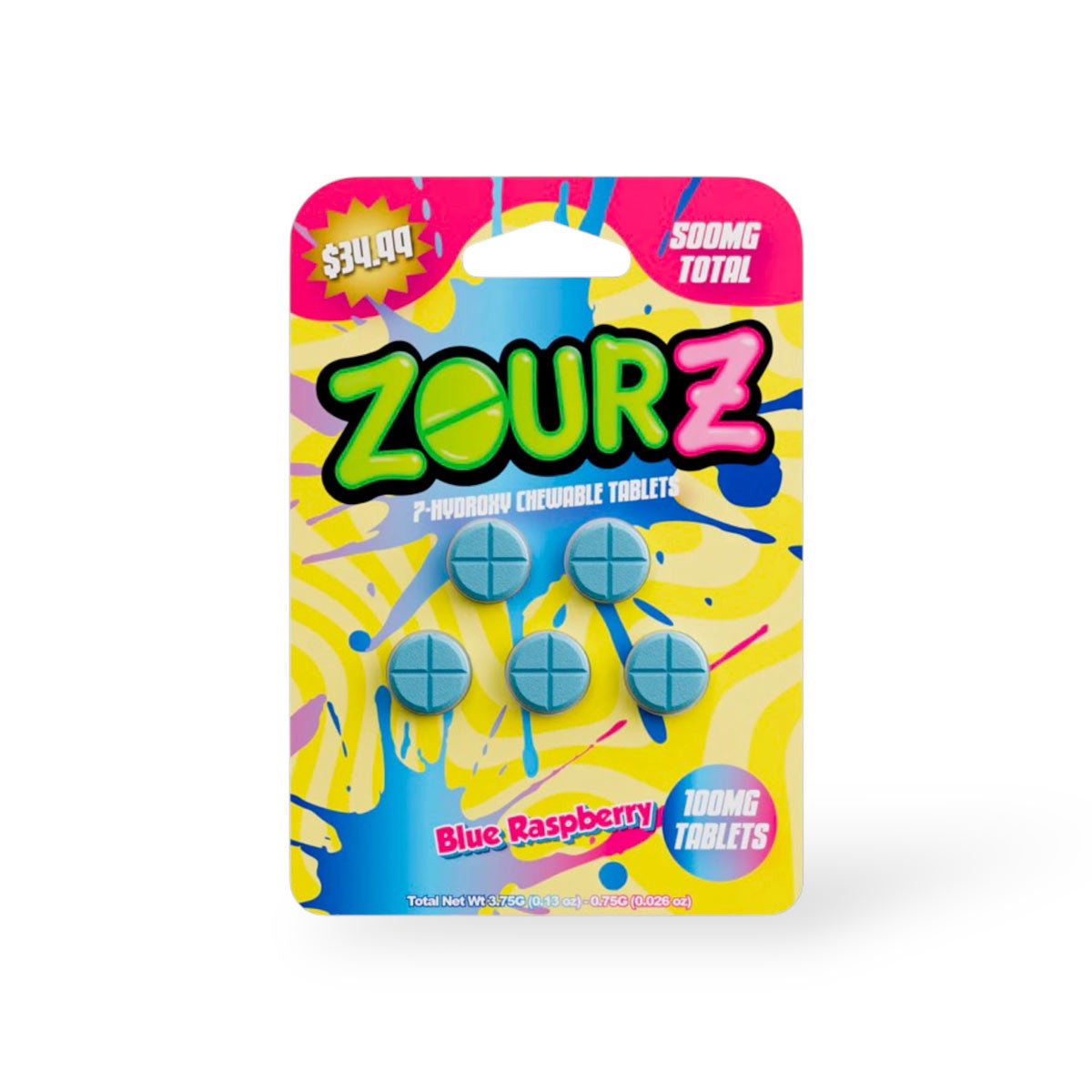 ZOURZ HYDROXY 100MG/500MG 5PK