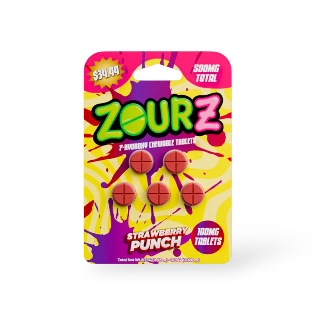 ZOURZ HYDROXY 100MG/500MG 5PK