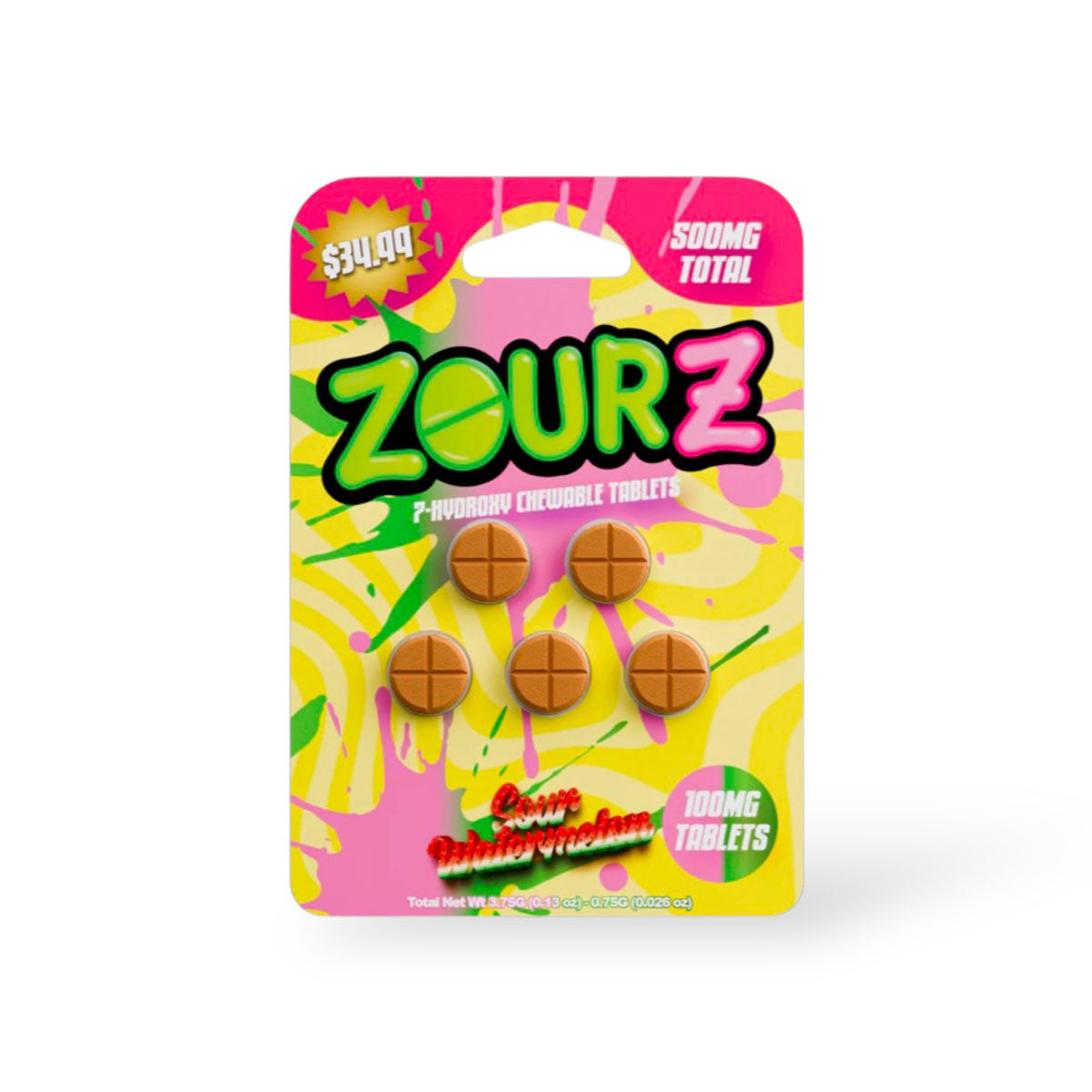 ZOURZ HYDROXY 100MG/500MG 5PK